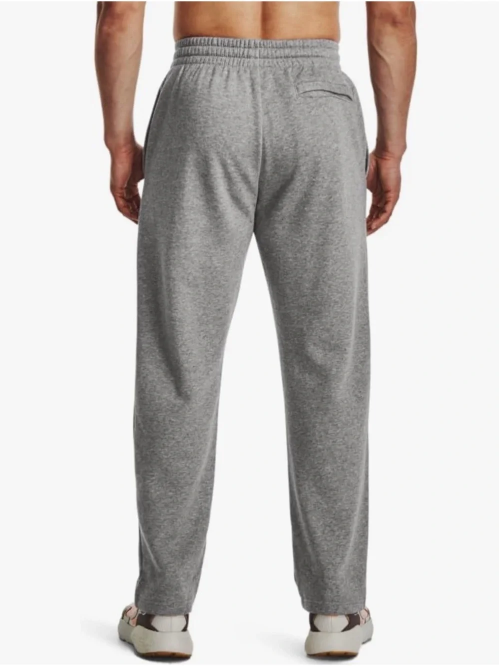 Under Armour Rival Fleece Joggers Pants Gray 1379770-025 Mens Size 3XL-Tall